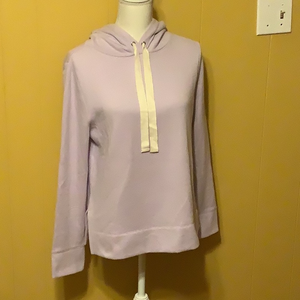 Loft cotton/polyester blend hooded sweatshirt